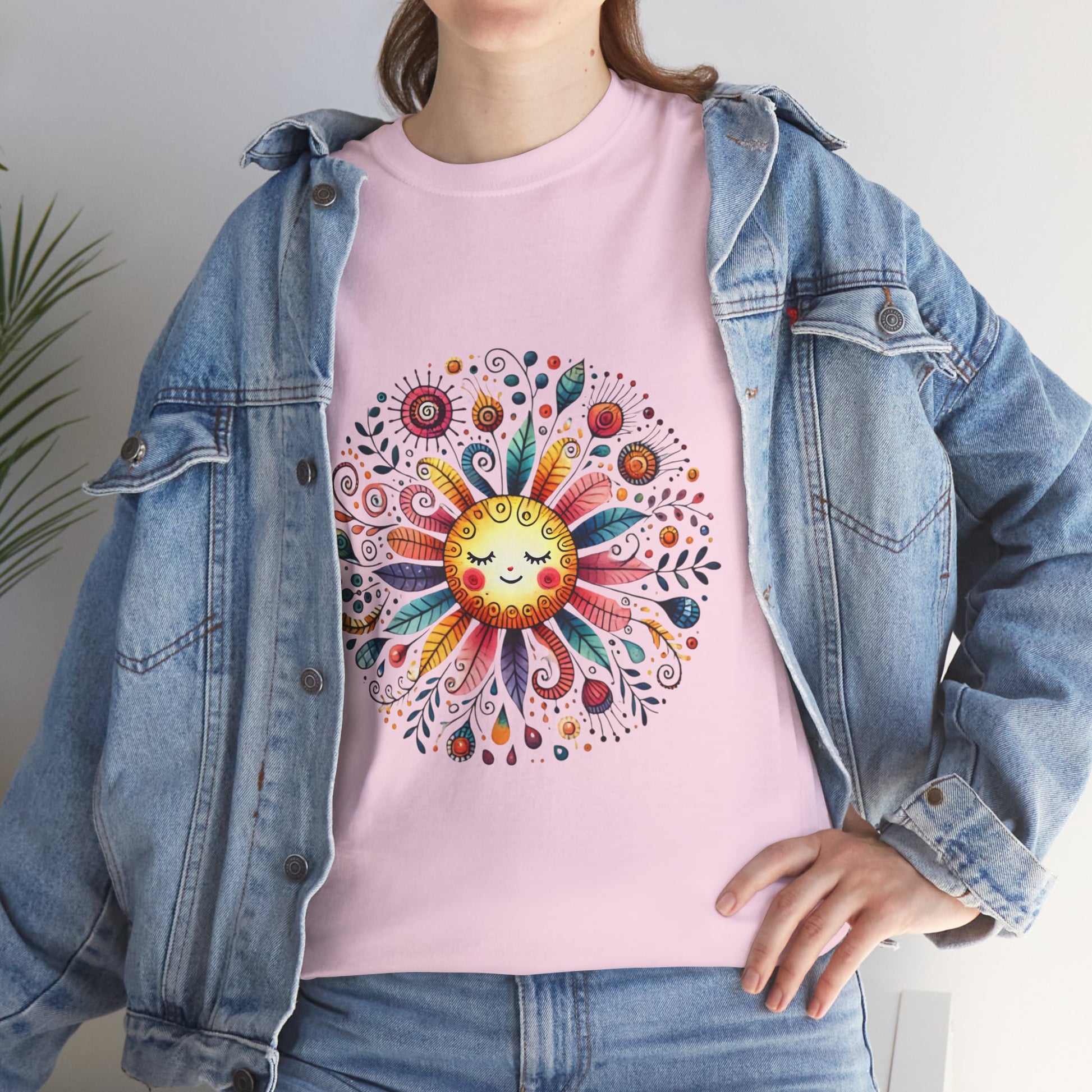 Sunflower girl colorfull T-Shirt boho design  | Etsy Best Seller - Fui Fuiu Jewelry