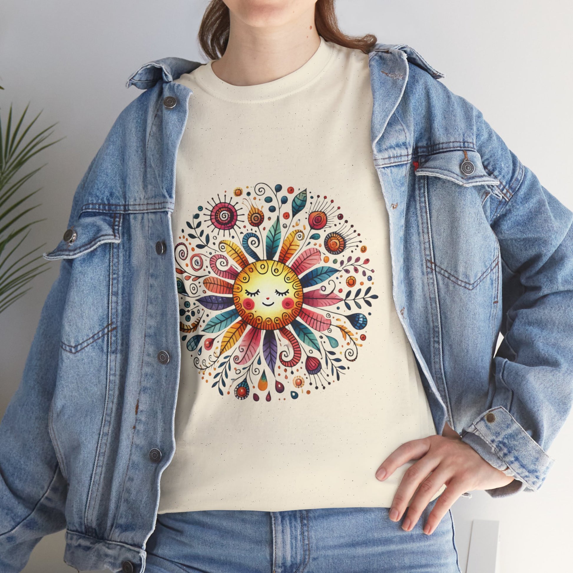 Sunflower girl colorfull T-Shirt boho design  | Etsy Best Seller - Fui Fuiu Jewelry