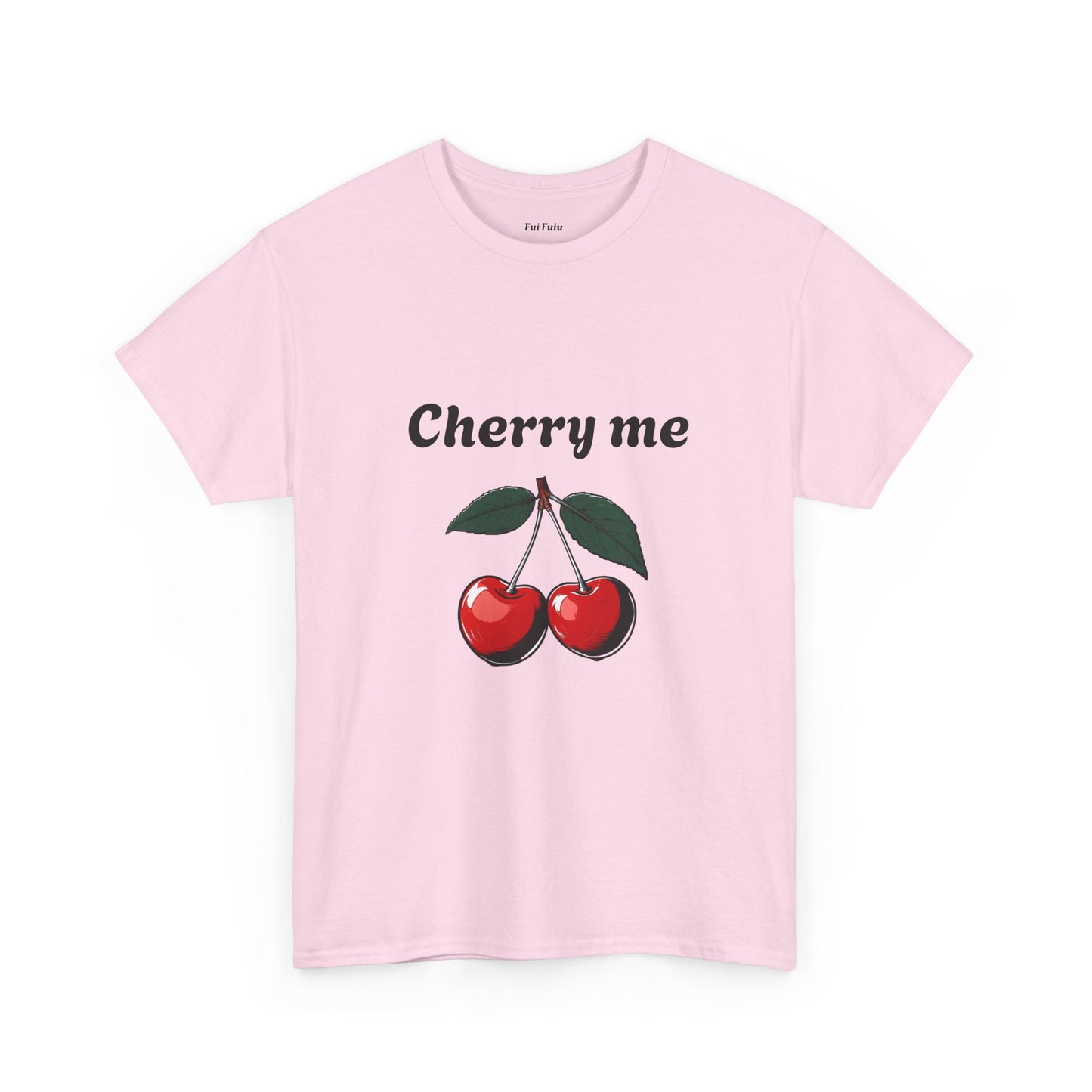Cherry Me Unisex Heavy Cotton Tee - Fun Summer Vibe T-Shirt - Fui Fuiu Jewelry