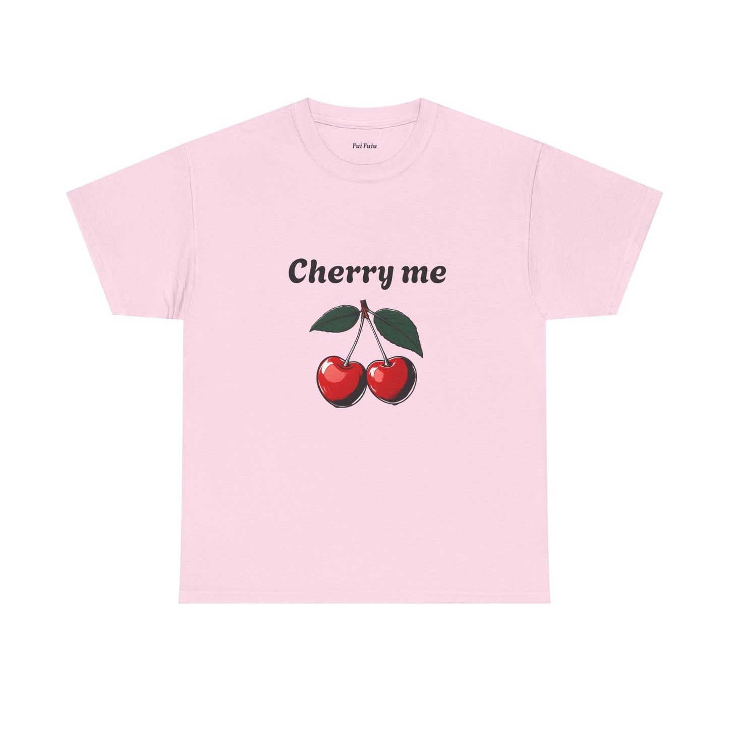 Cherry Me Unisex Heavy Cotton Tee - Fun Summer Vibe T-Shirt - Fui Fuiu Jewelry