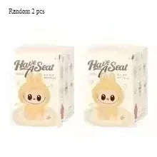 1:1 High Quality Kawaii Monster Labubu Blind Box Series PVC Labubu Macaron Pendant Doll Monster Keychain Birthday Christmas Gift - Fui Fuiu Jewelry