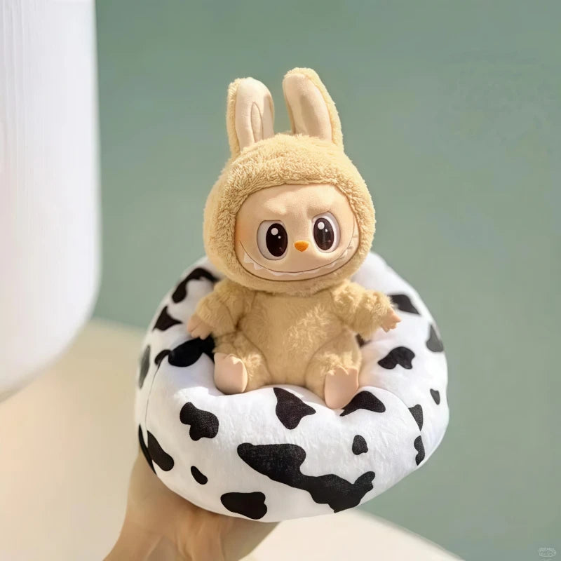 Labubu Doll Sofa for Labubu Mini Lazy Sofa Bed V1 V2 V3 DIY Clothing Accessories Cute Doll Cushion Children's Toy Gift - Fui Fuiu Jewelry