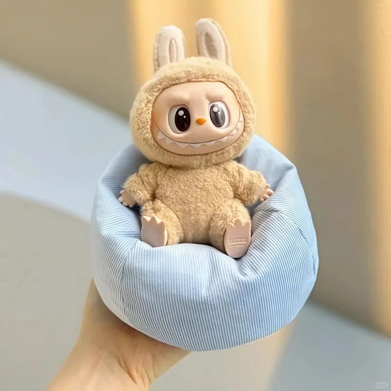 Labubu Doll Sofa for Labubu Mini Lazy Sofa Bed V1 V2 V3 DIY Clothing Accessories Cute Doll Cushion Children's Toy Gift - Fui Fuiu Jewelry