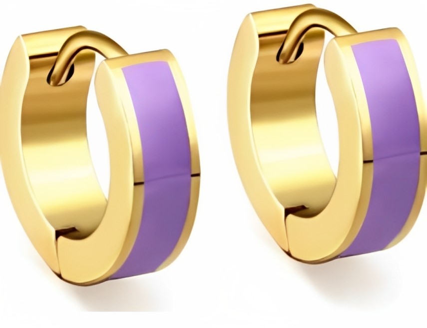 Color hoops enamel - Fui Fuiu Jewelry