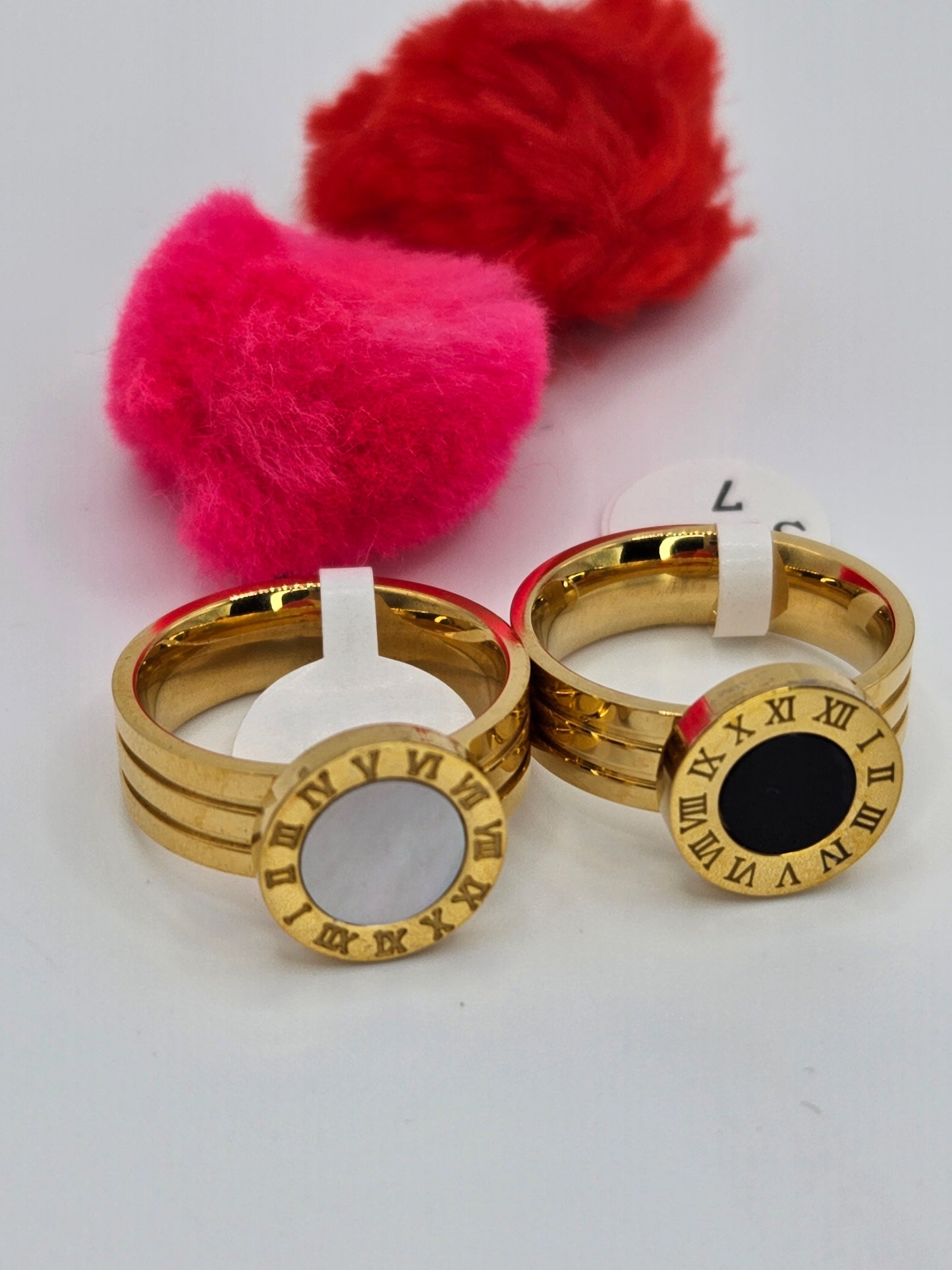 Roman numerals ring