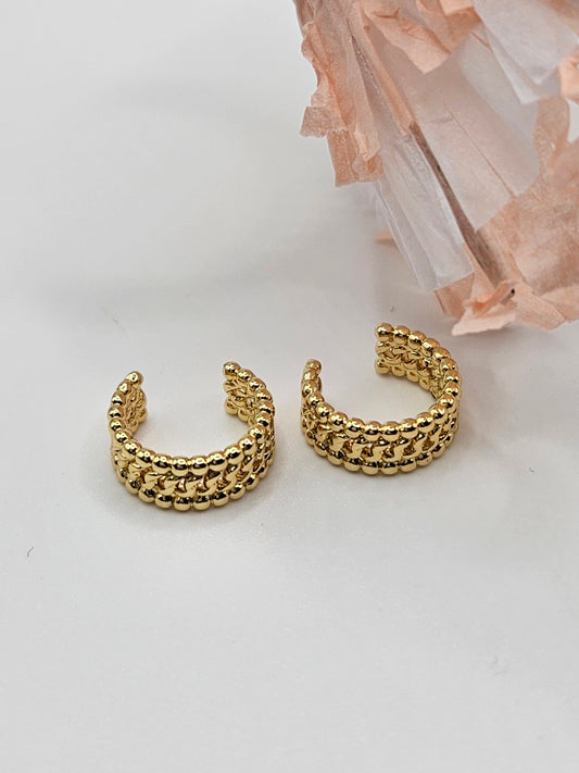 Earcuff golden  design 4