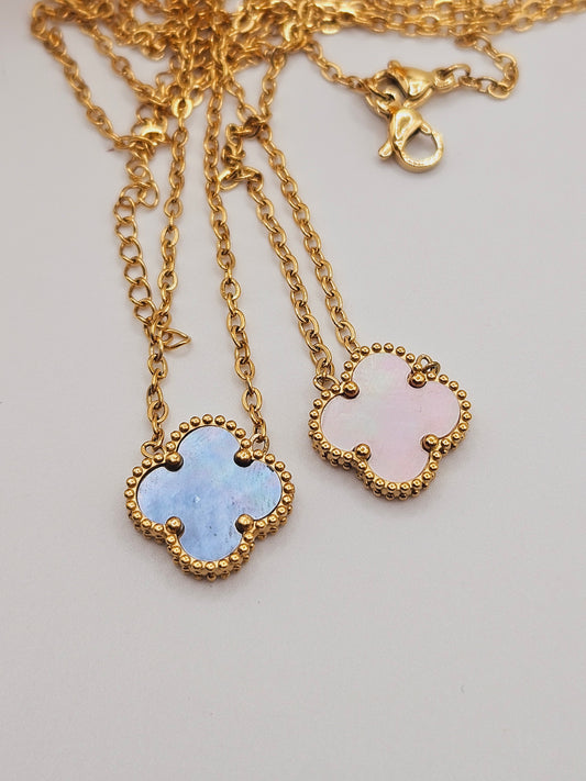 Clover light color Necklace