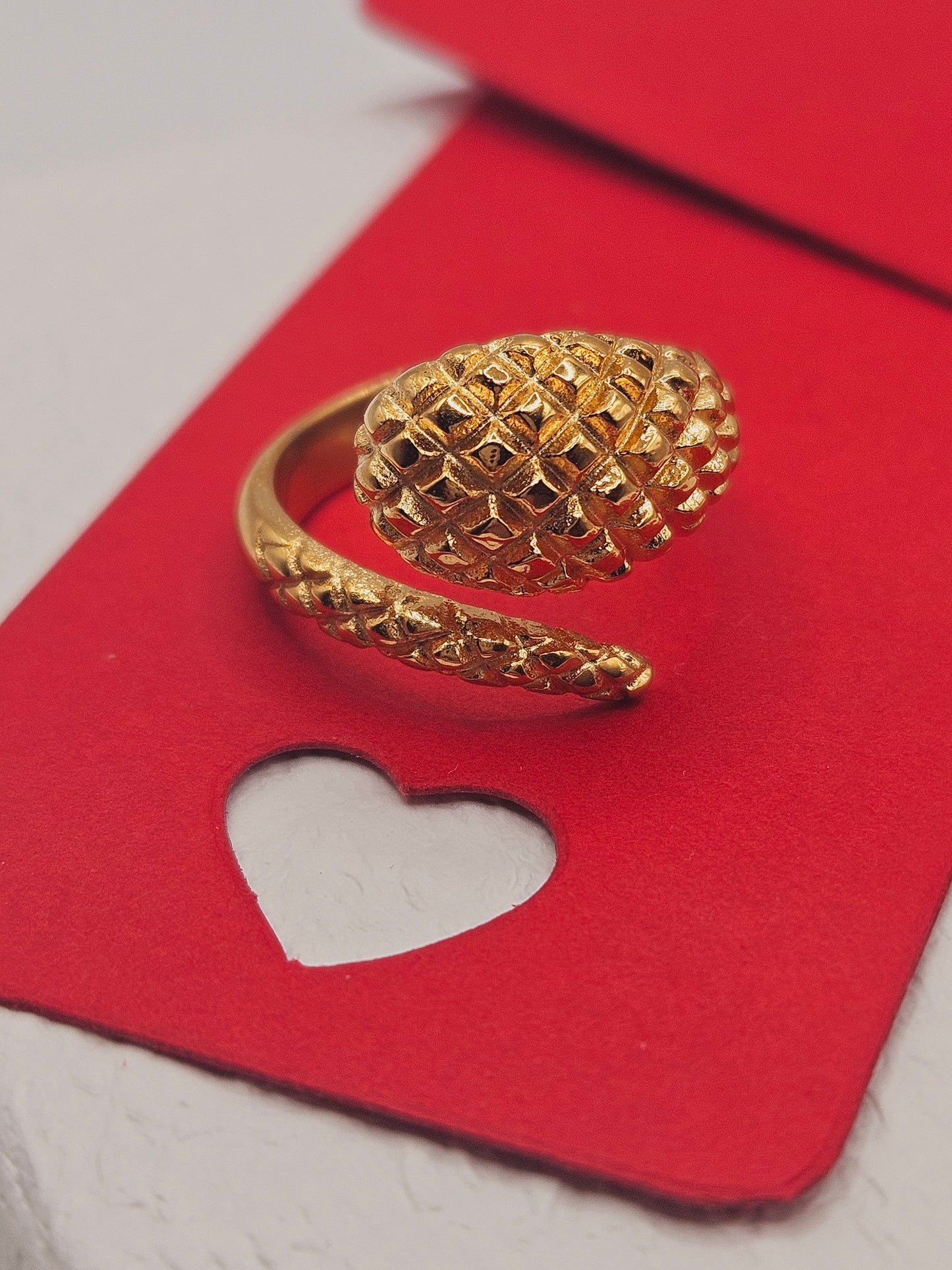 Snake design ring