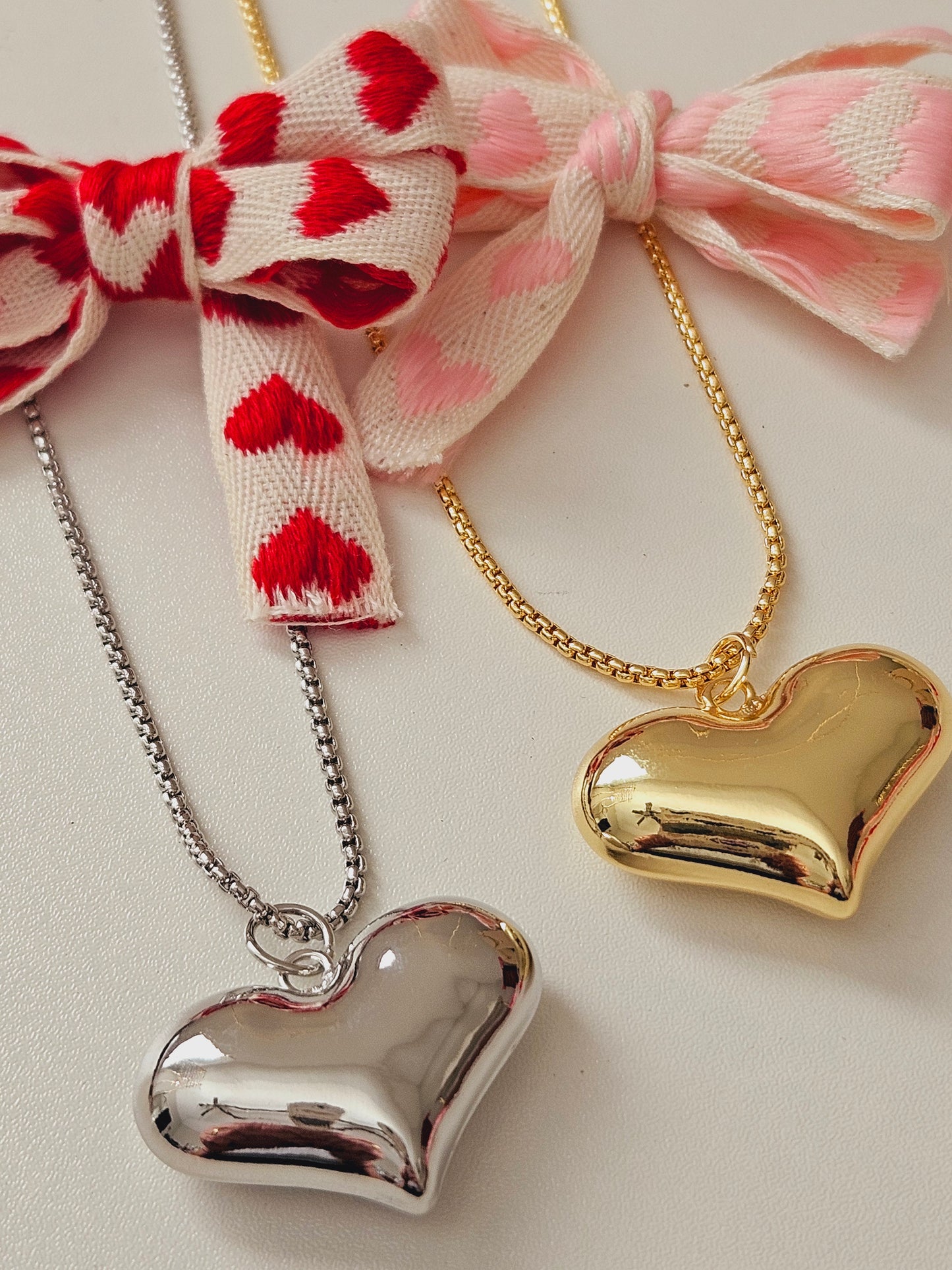 Chunky heart necklace