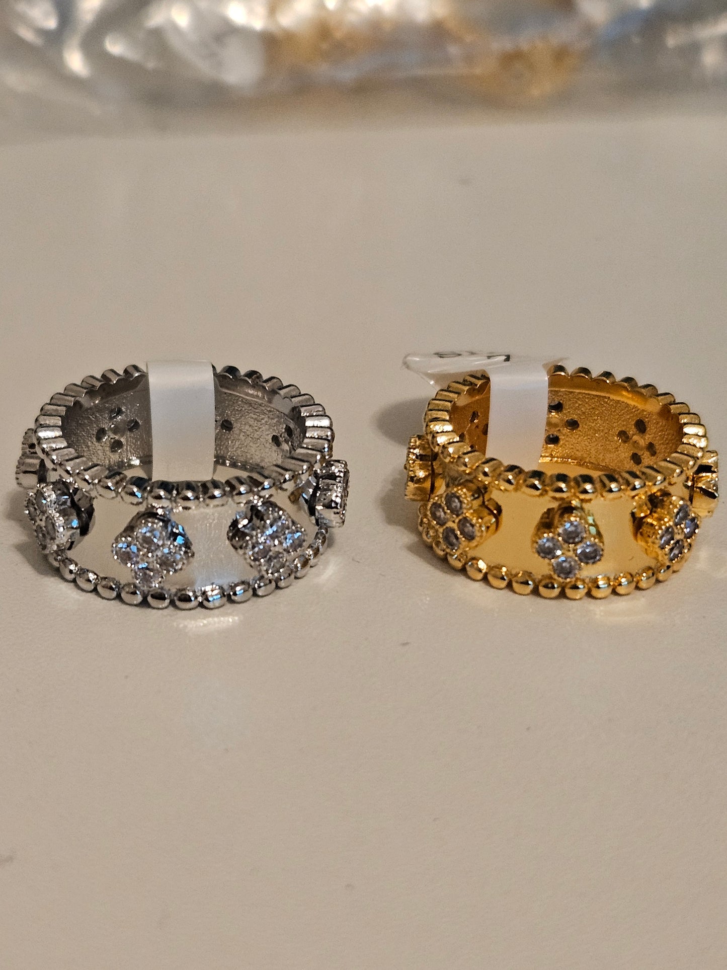 Flowers design rings