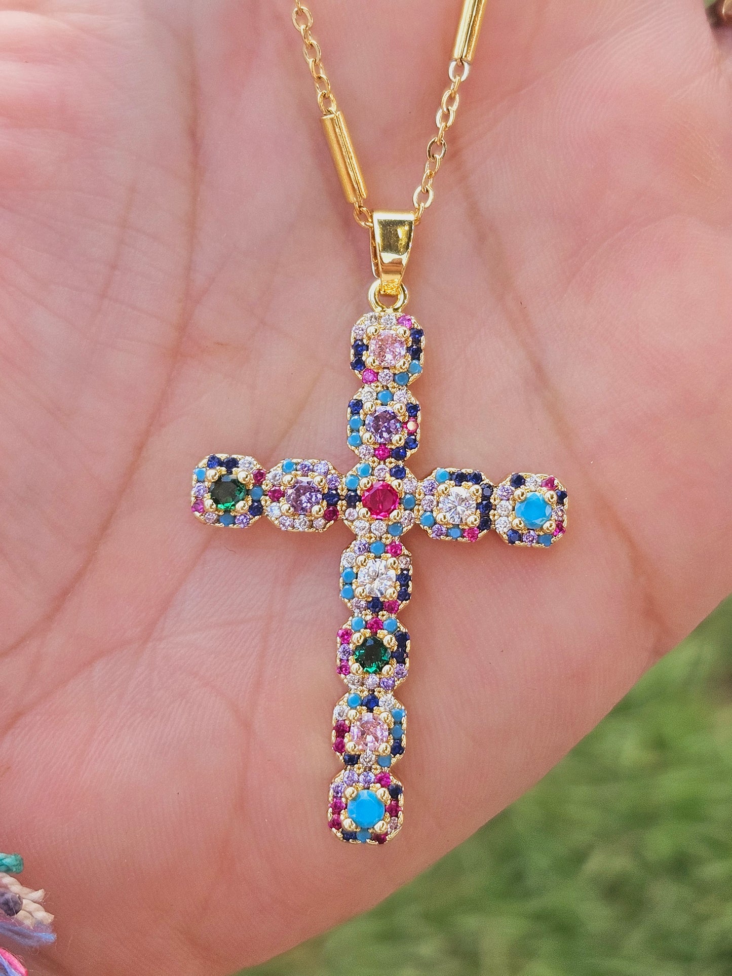 Big cross color zirconia