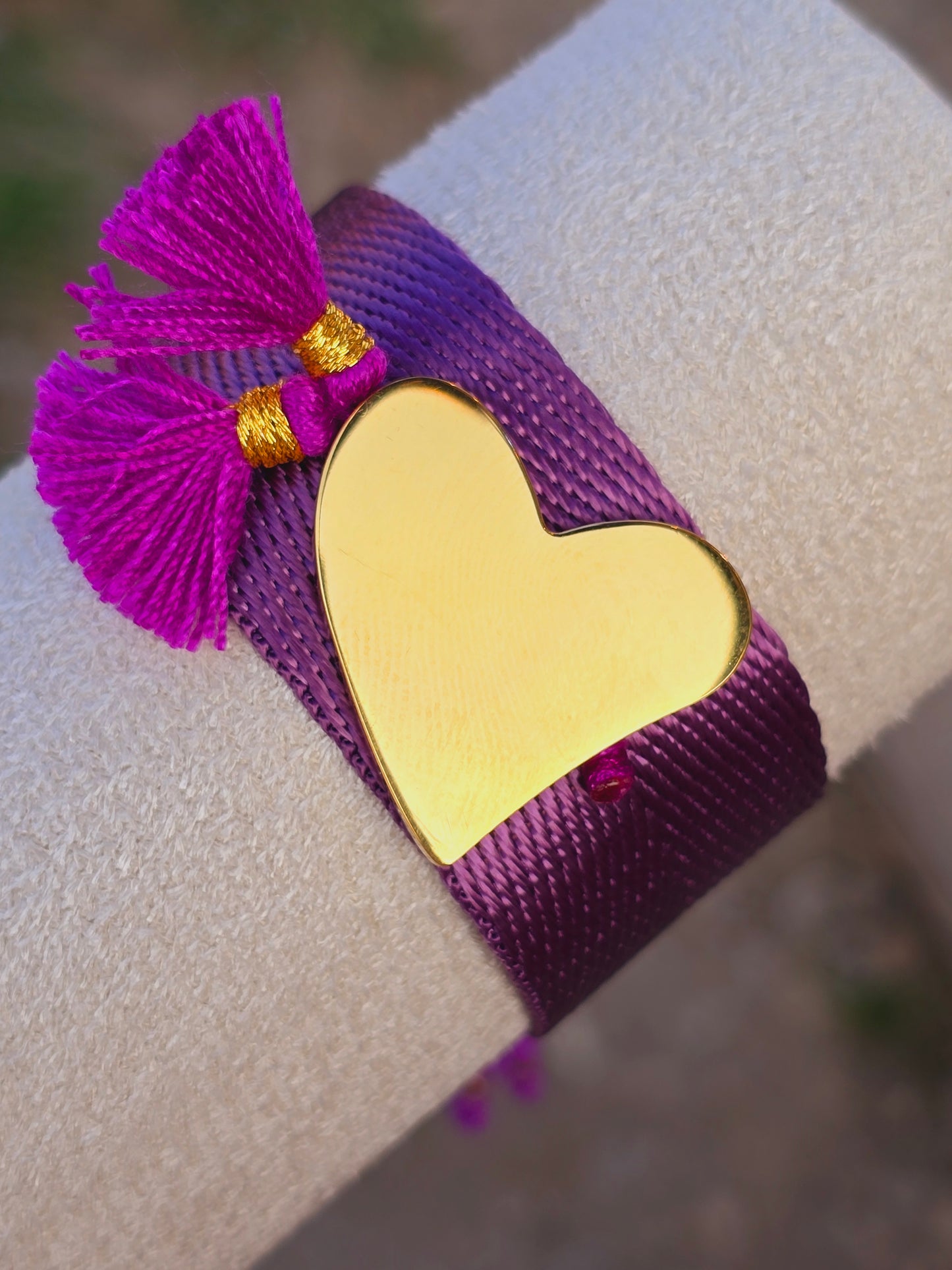 Bracelet heart ajustable