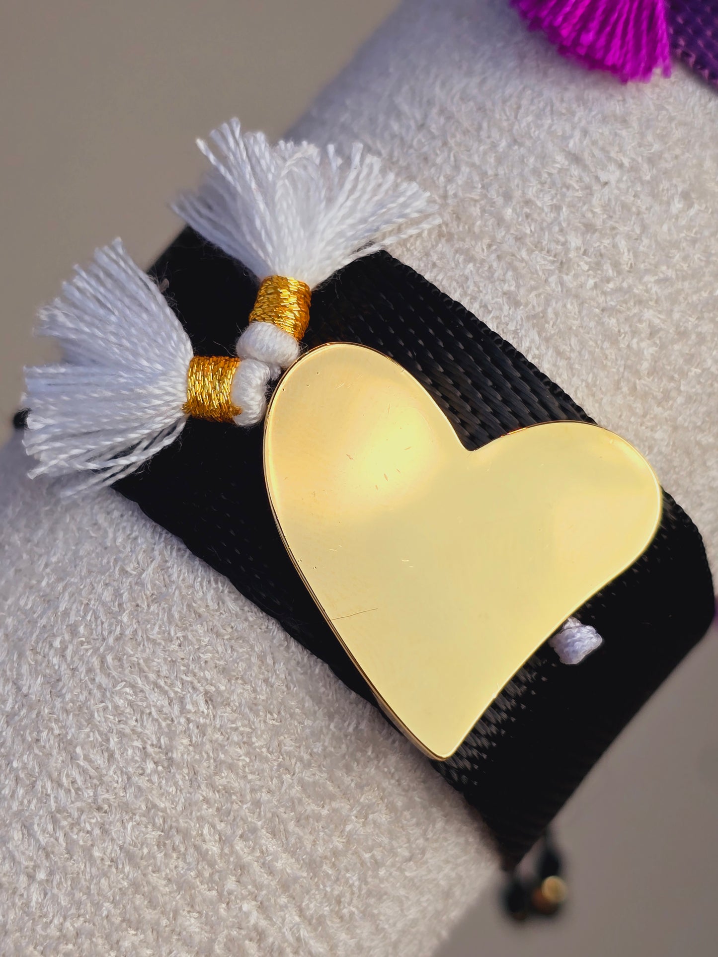 Bracelet heart ajustable