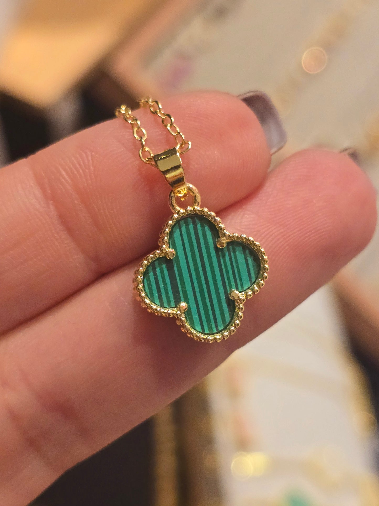 Clover necklace