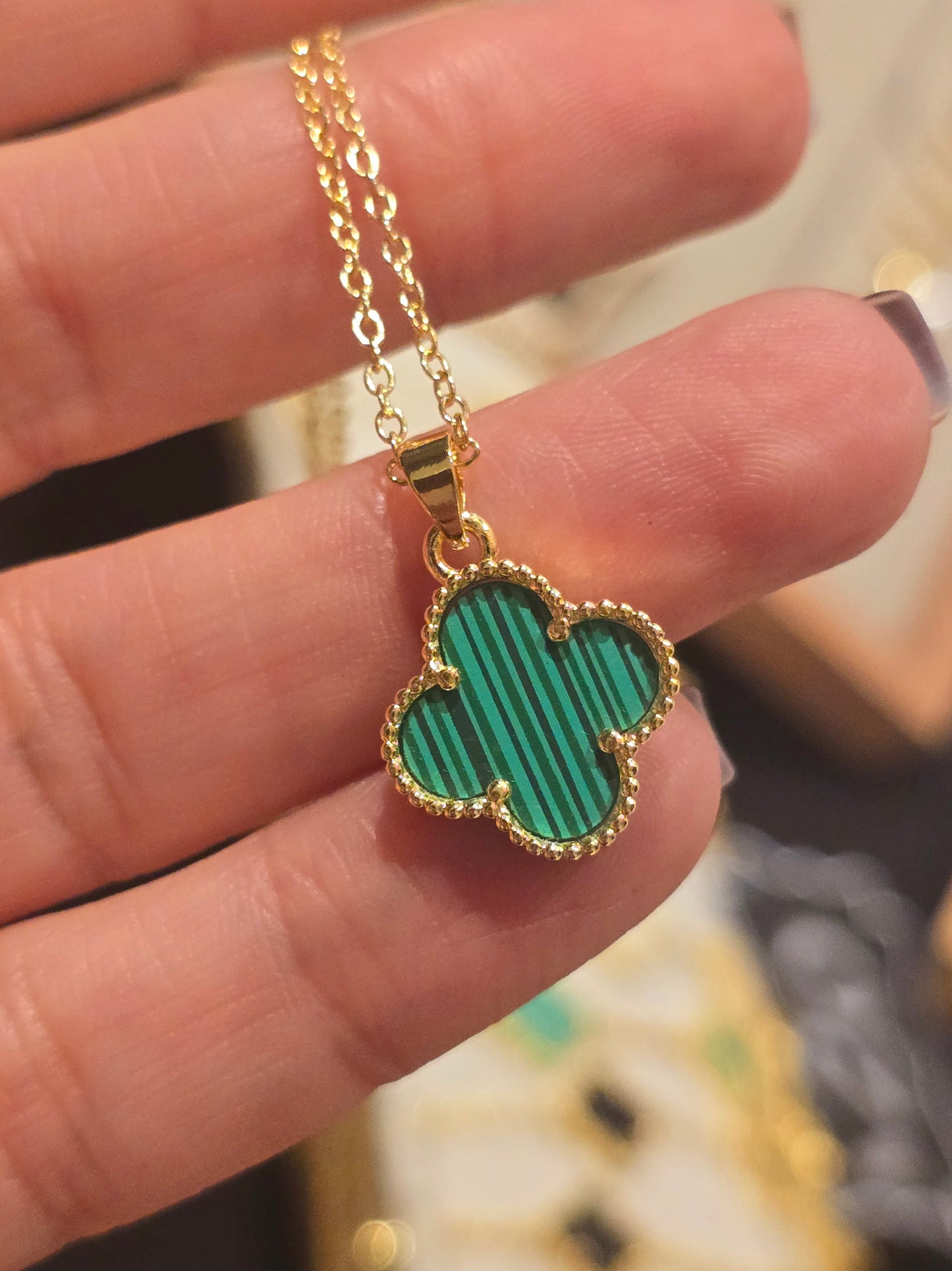 Clover necklace