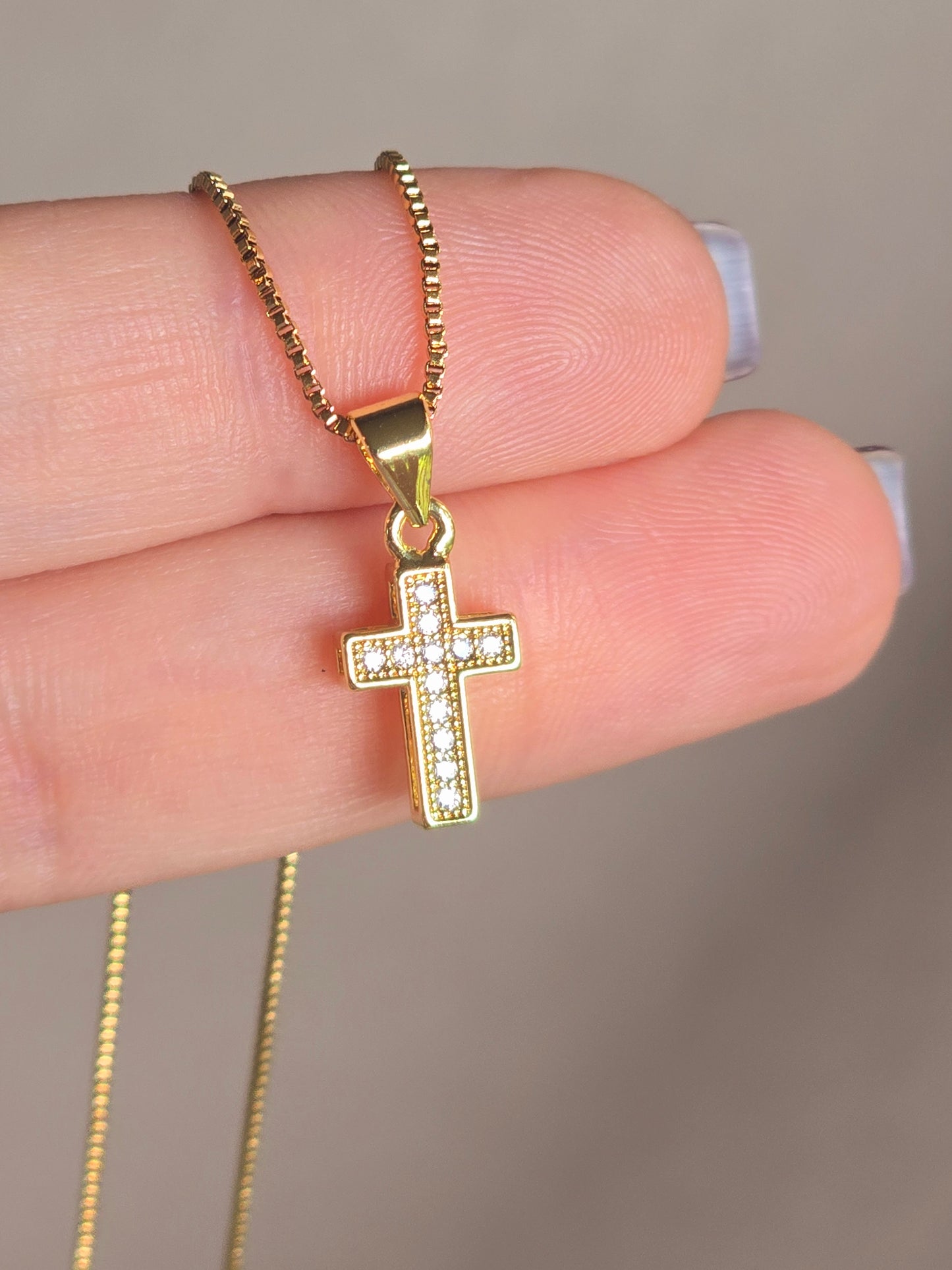 Little cross necklaces