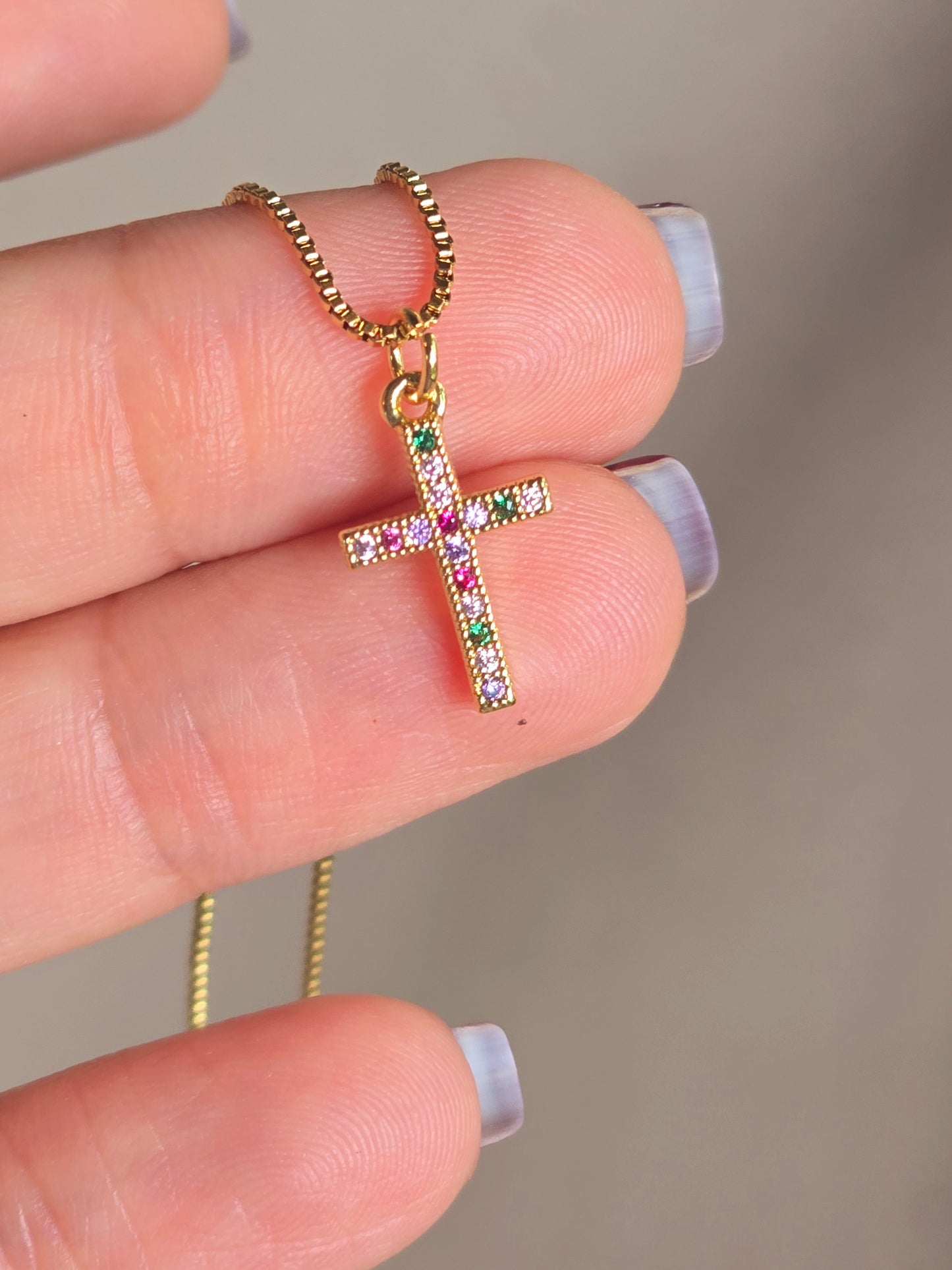 Little cross necklaces