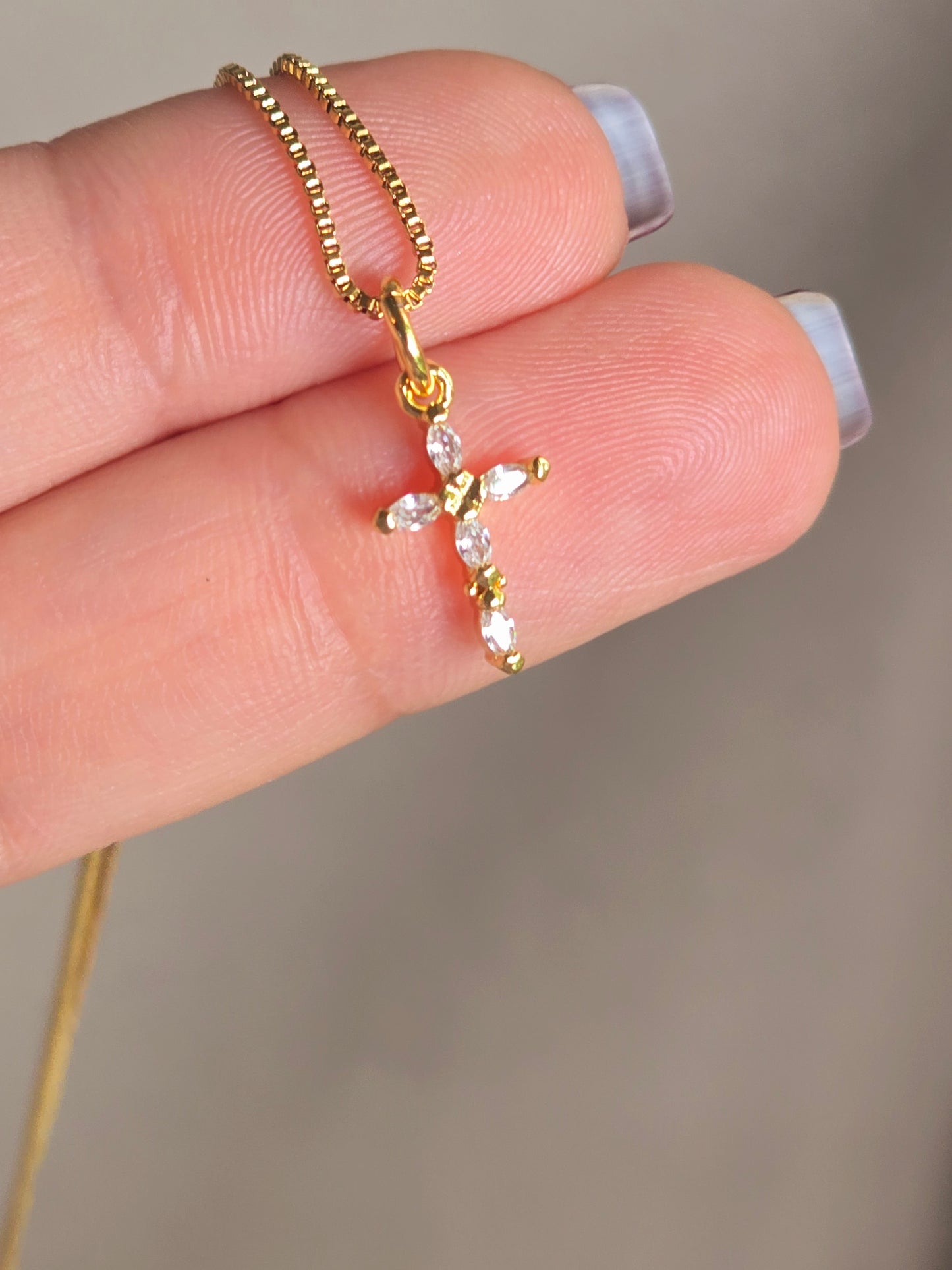 Little cross necklaces