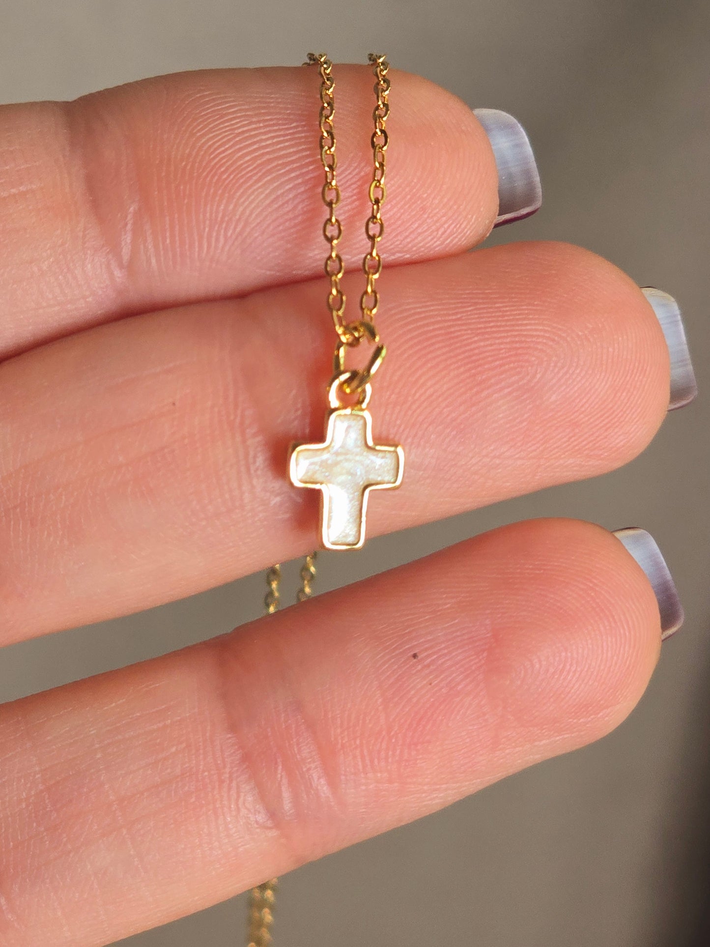 Little cross necklaces