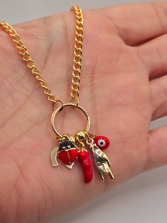 Lucky charms necklace - Fui Fuiu Jewelry
