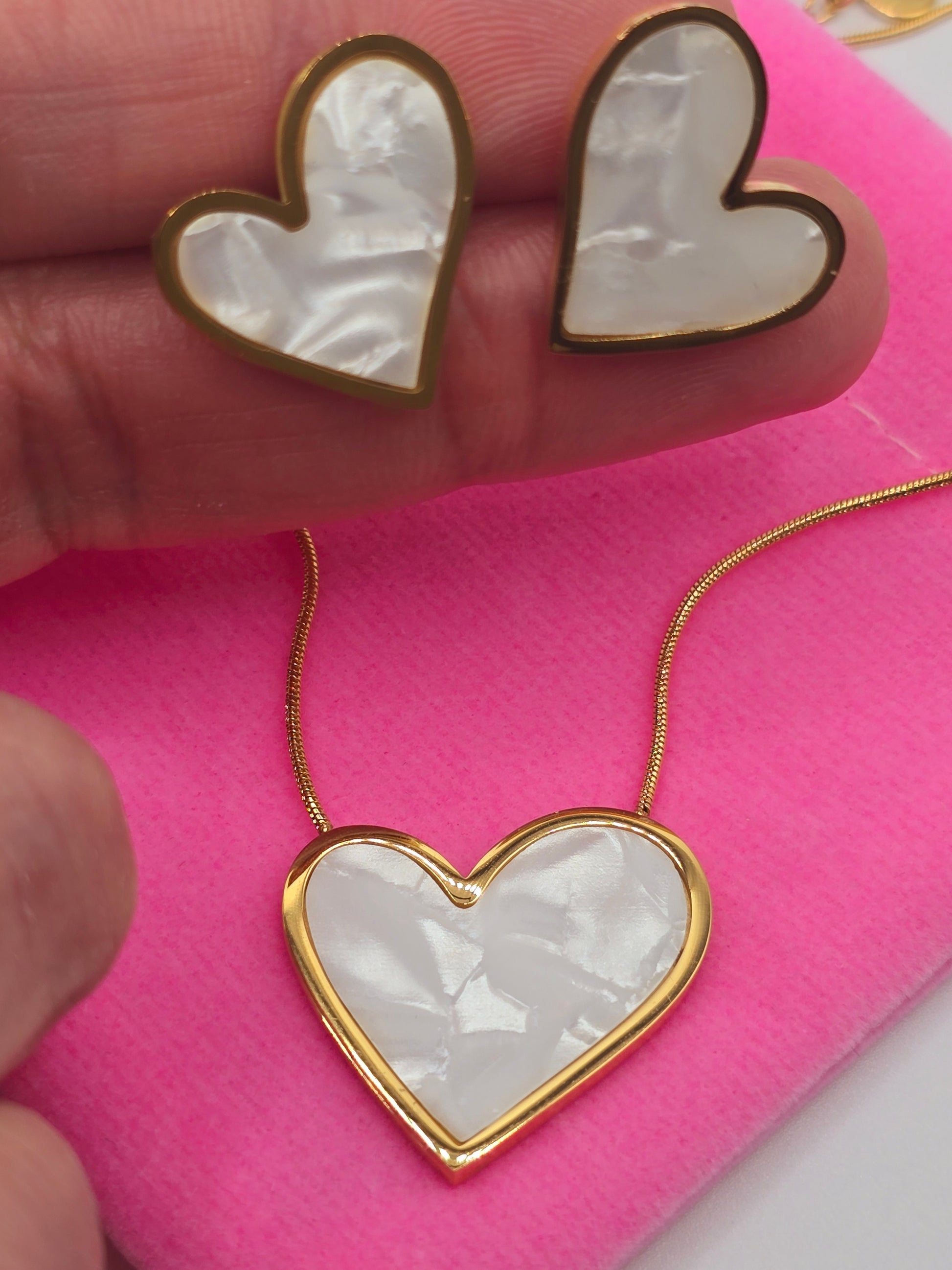 Flat heart necklace - Fui Fuiu Jewelry