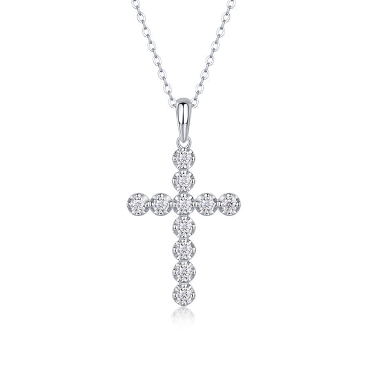 Entrusted - A Fashionable And Luxurious Diamond Jewelry Pendant  With Moissanite S925 Sterling Silver