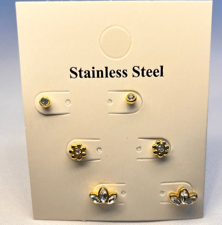 Women's Premium Niche Earrings studs aretes pequenos para Damas