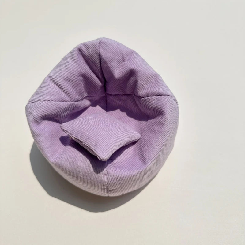 Labubu Doll Sofa for Labubu Mini Lazy Sofa Bed V1 V2 V3 DIY Clothing Accessories Cute Doll Cushion Children's Toy Gift - Fui Fuiu Jewelry