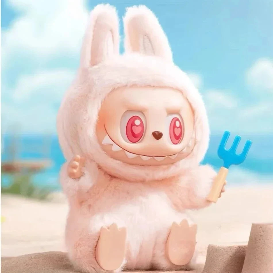 1:1 High Quality Kawaii Monster Labubu Blind Box Series PVC Labubu Macaron Pendant Doll Monster Keychain Birthday Christmas Gift - Fui Fuiu Jewelry