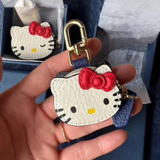 Hello Kitty Key Chain Kawaii Cartoon Backpack Pendant Dopamine Accessories KT Cat Cute Decoration Charming Pendant Birthday Gift