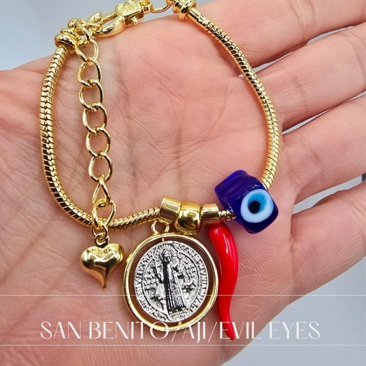 San Benito and Lucky charm bracelet - Fui Fuiu Jewelry