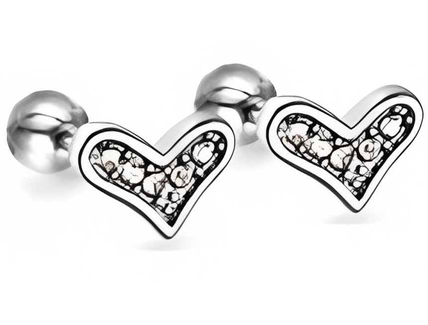 Little heart with zirconia studs