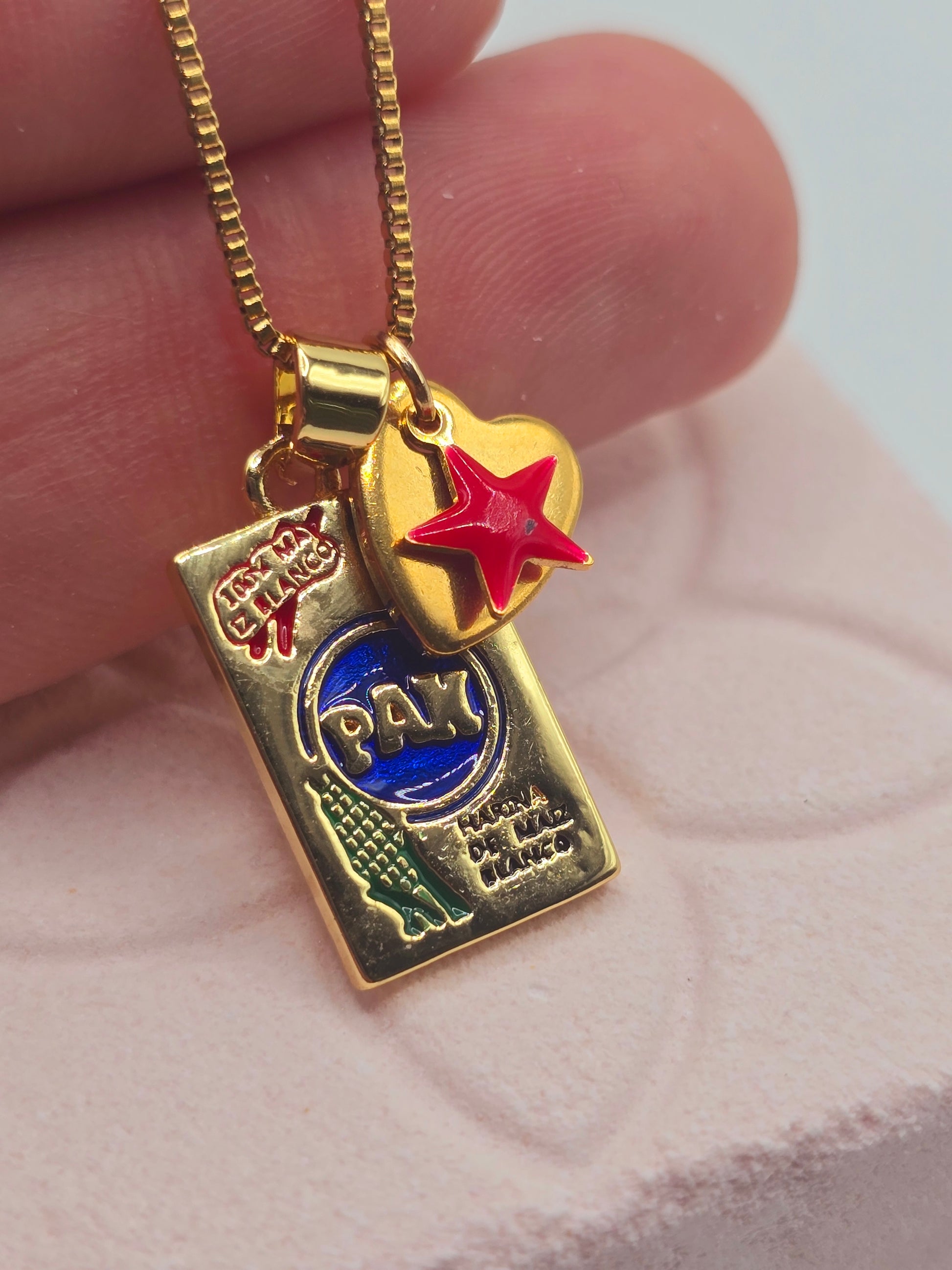 Cadenas de mapa de Venezuela necklaces - Fui Fuiu Jewelry
