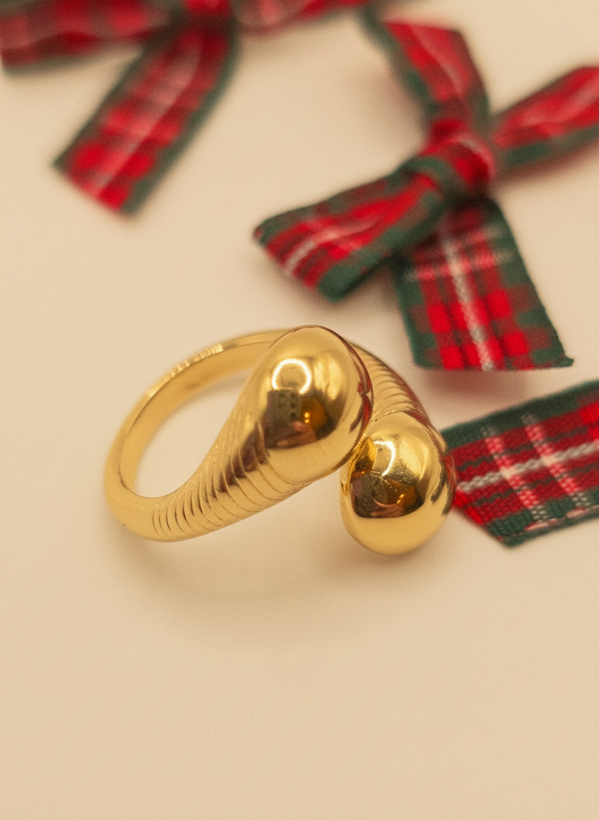 Deborah ring gold plated 18K Anillo en baño 18K