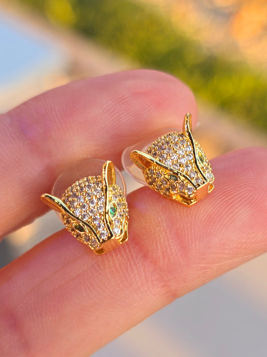 Panter earrings - Fui Fuiu Jewelry