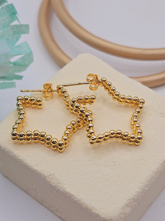 Star beaded earrings - Fui Fuiu Jewelry