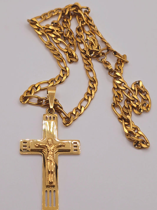 Cross Necklaces stainless crucifijo acero