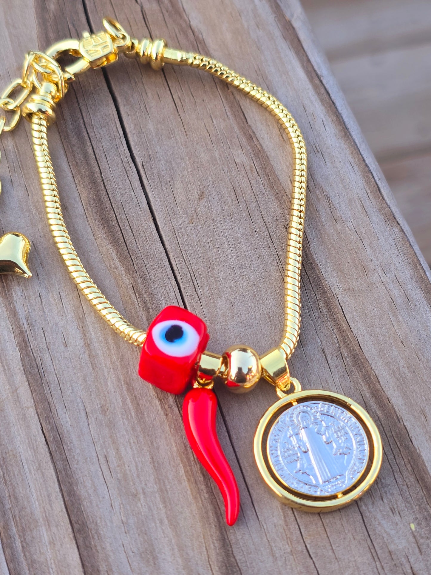 San Benito and Lucky charm bracelet